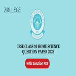 CBSE Class 10 Home Science Question Paper 2026 with Answer Key and Solution Pdf